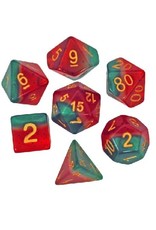 Polyhedral Dice Set: Fruit - Watermelon