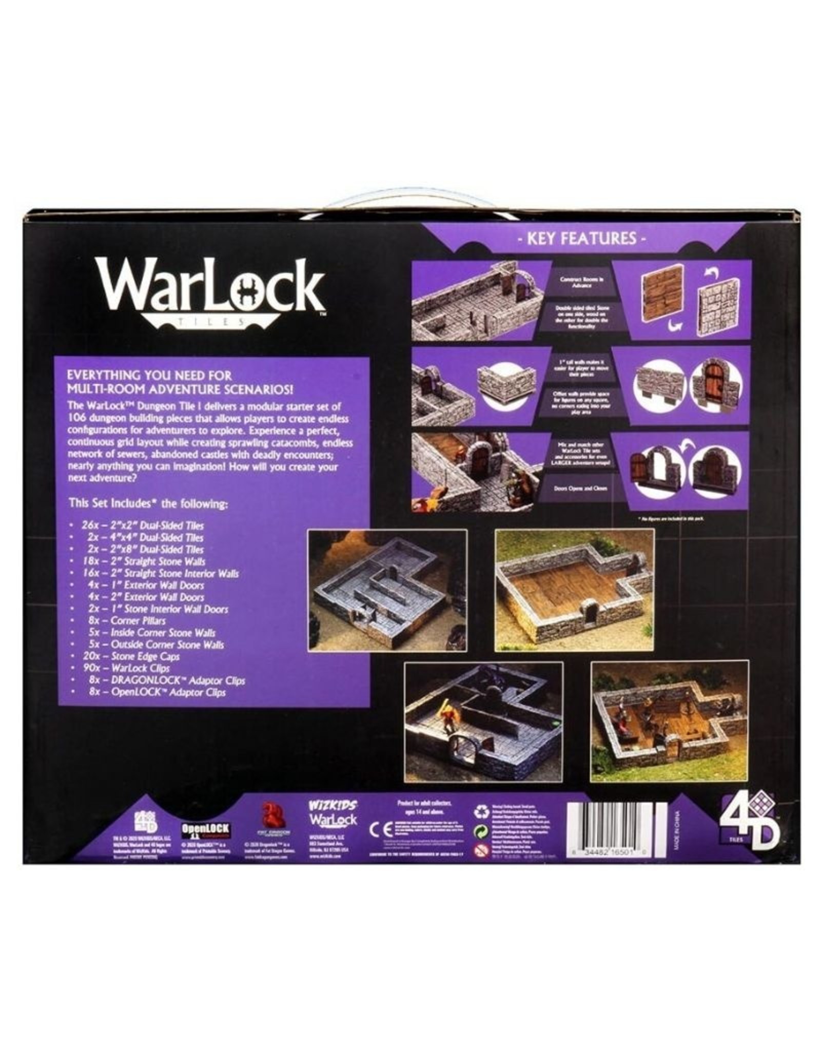 WizKids (S/O) WarLock Tiles: Dungeon Tiles I