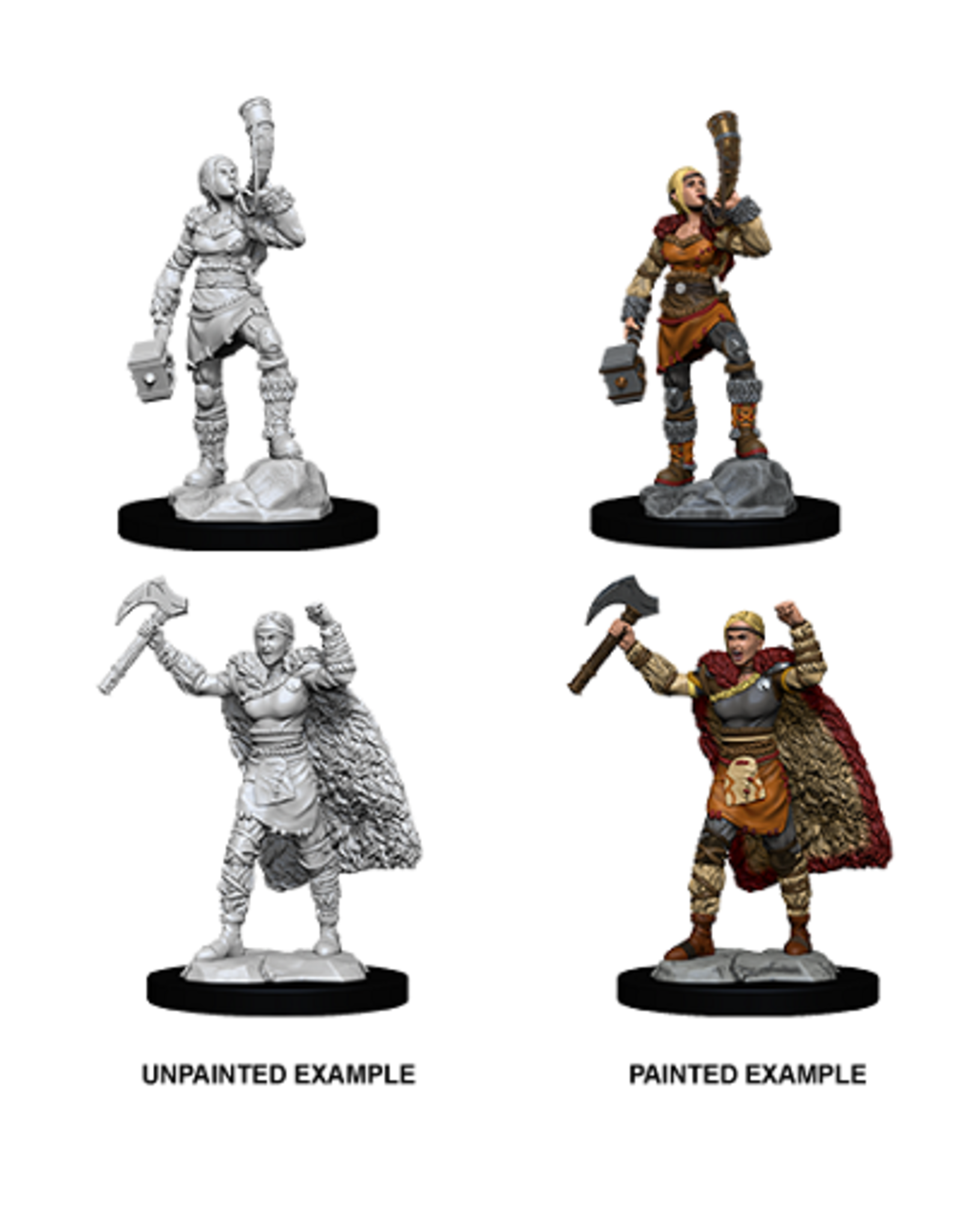 D&D Premium Painted Figure: W7 Female Human Barbarian