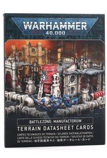 Games Workshop Terrain Datasheet Cards: Battlezone Manufactorum