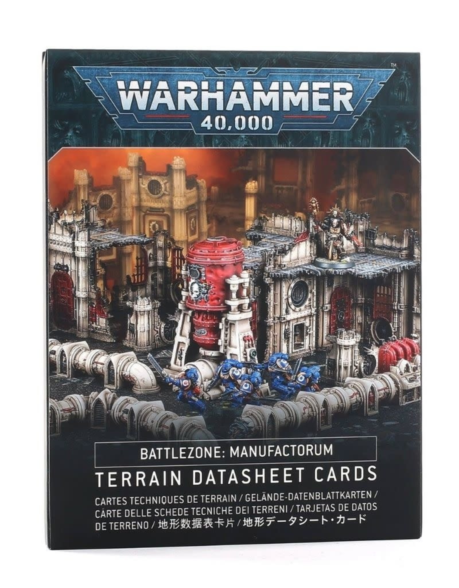 Games Workshop Terrain Datasheet Cards: Battlezone Manufactorum