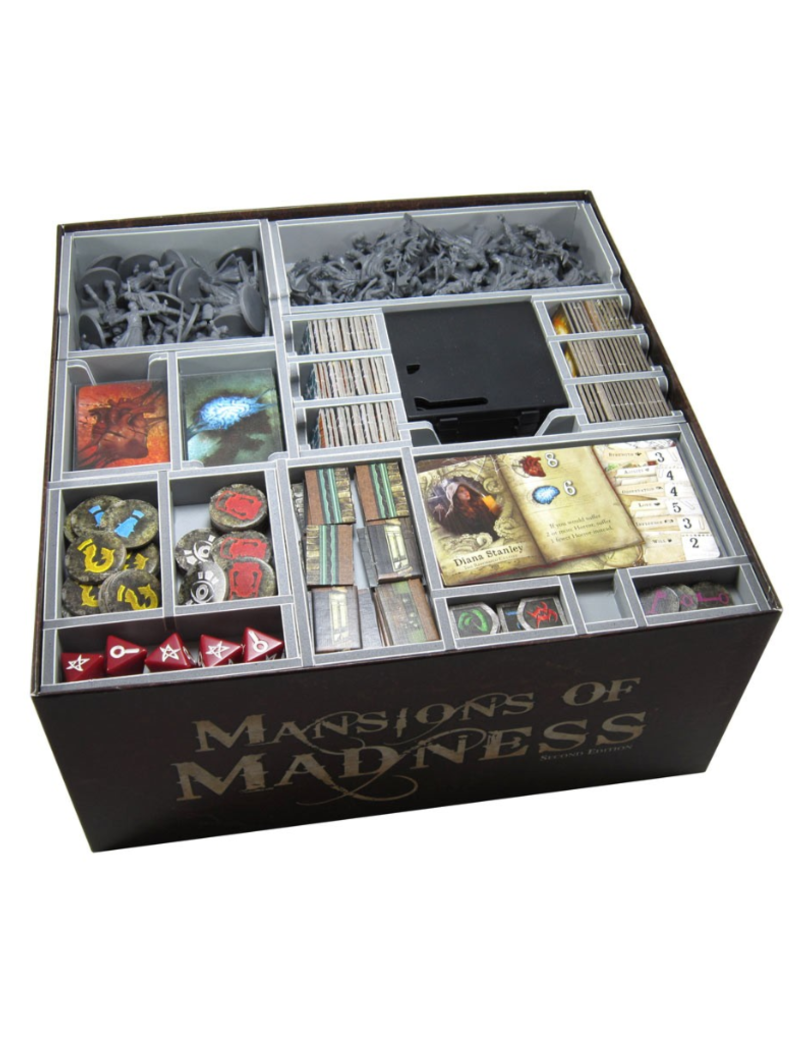 Folded Space Box Insert: Mansions of Madness 2nd. Ed. & Expansions