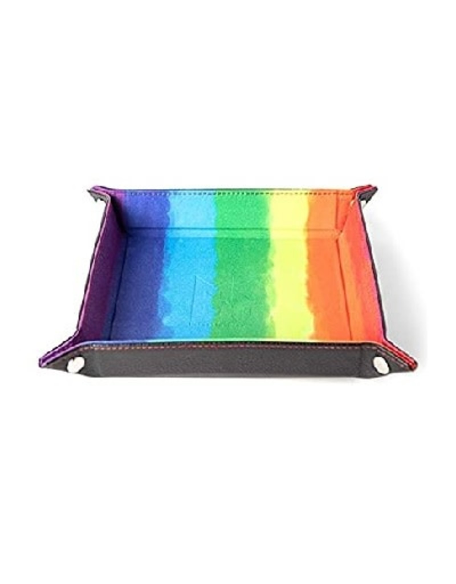 Velvet Folding Dice Tray (Rainbow)