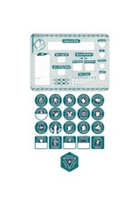 Wizards of the Coast D&D Token Set: Wizard Set (Player Board & 22 Tokens)