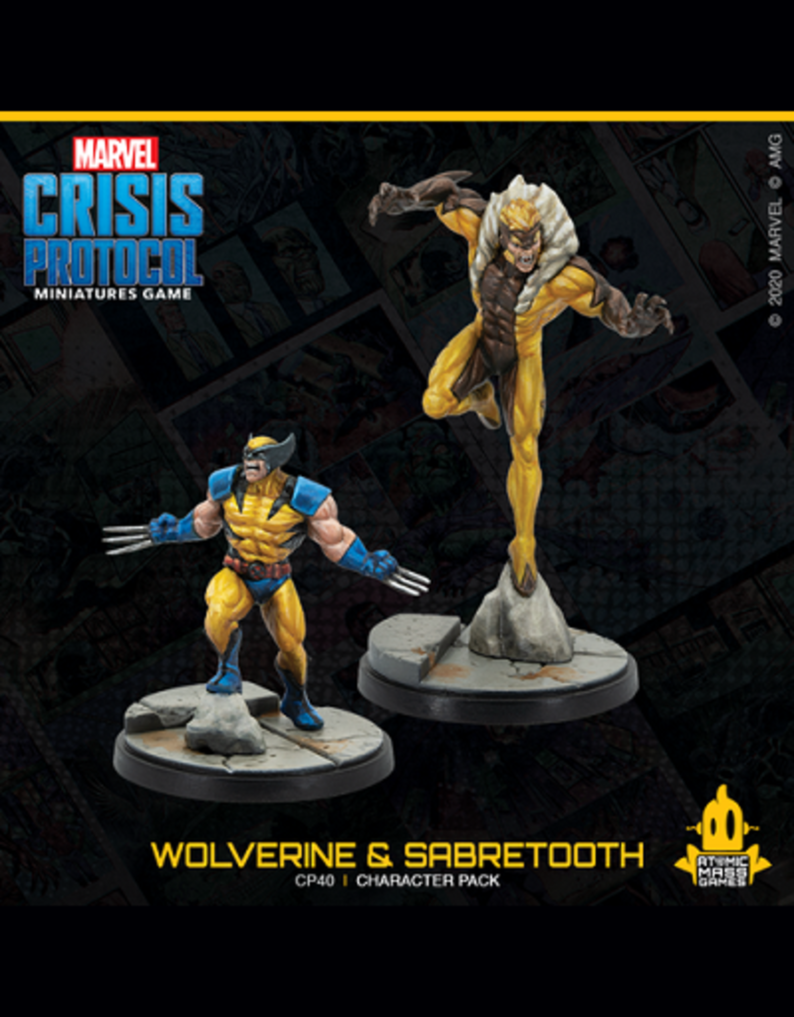 Atomic Mass Games Marvel Crisis Protocol: Wolverine & Sabretooth