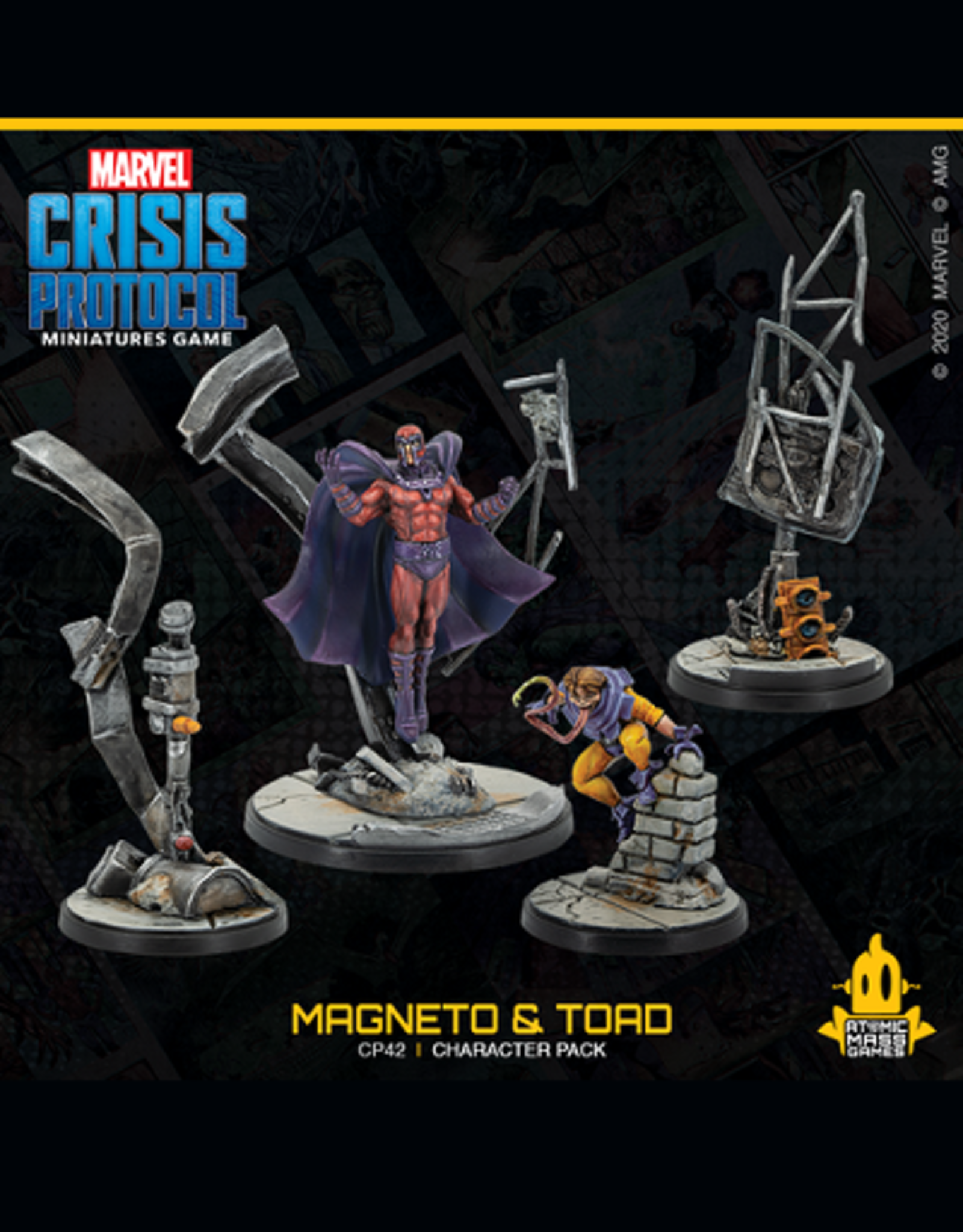Atomic Mass Games Marvel Crisis Protocol: Magneto & Toad
