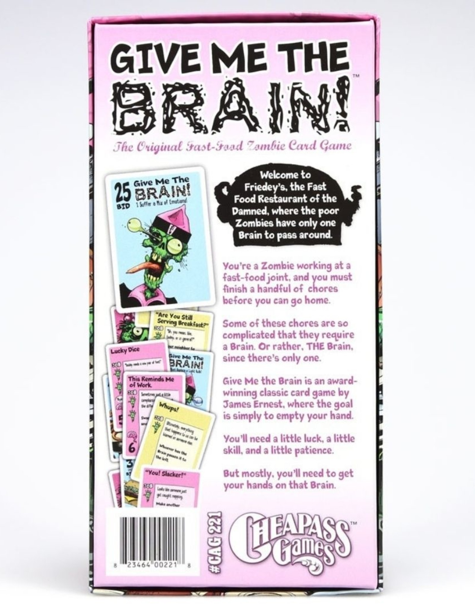 Give Me The Brain Superdeluxe Edition Card Game CAG 221 Cheapass Games Give Me The Brain Superdeluxe Edition Card Game CAG 221 Cheapass Games