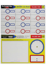 Melissa and Doug Learning Mats - Telling Time