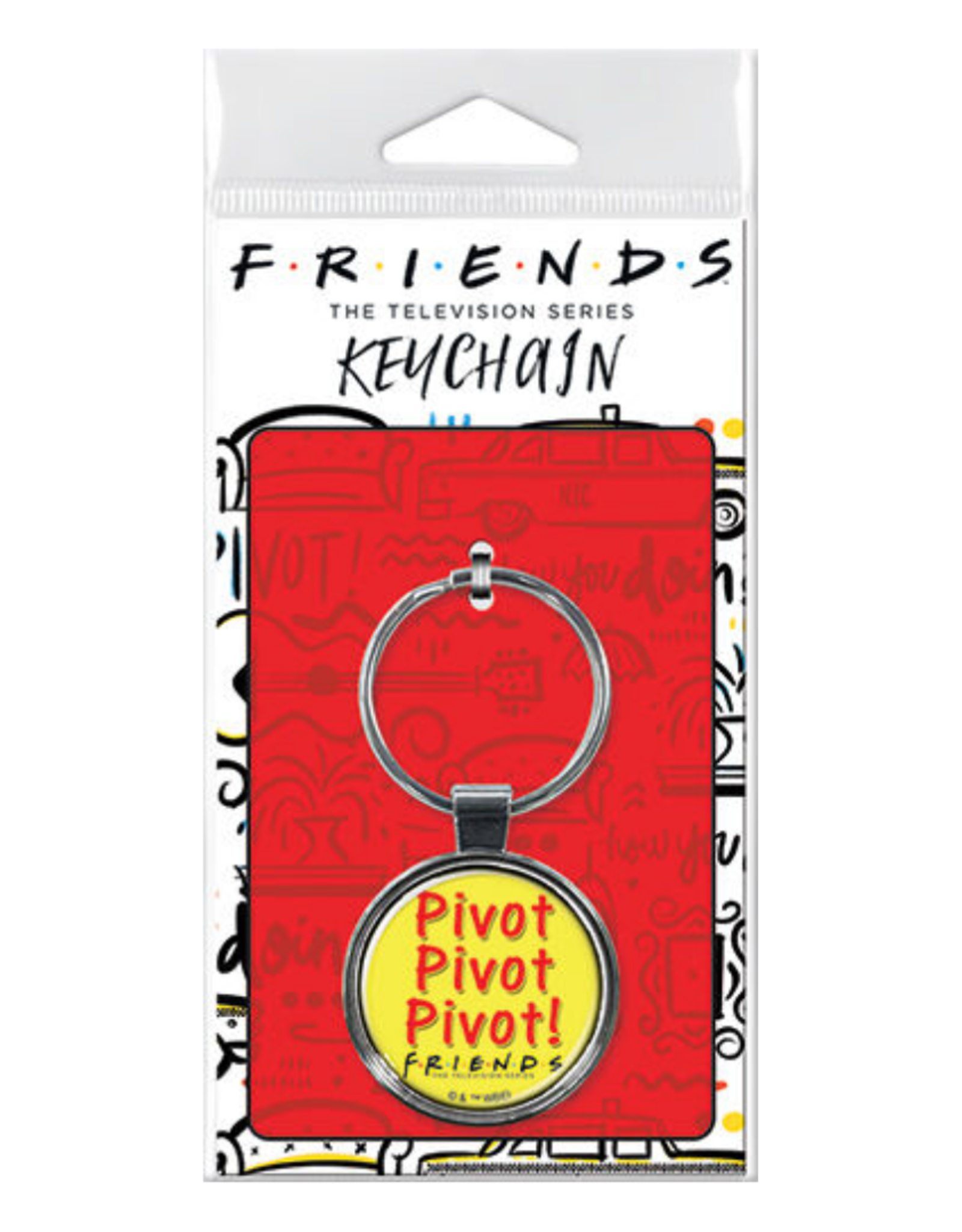 Ata-Boy Friends: Pivot, Pivot, Pivot! Keychain