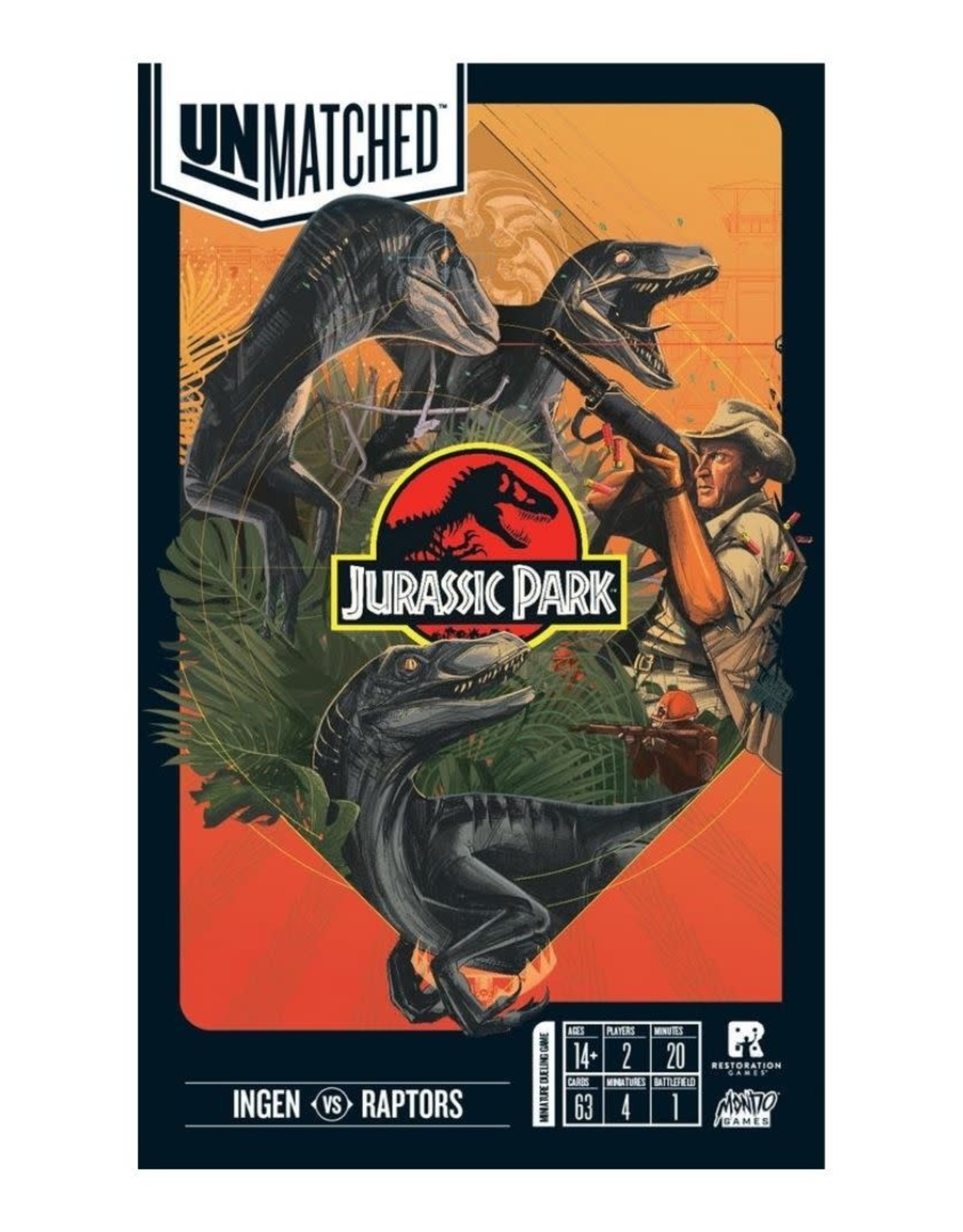 Mondo Games Unmatched: Jurassic Park - Ingen Vs. Raptors Expansion