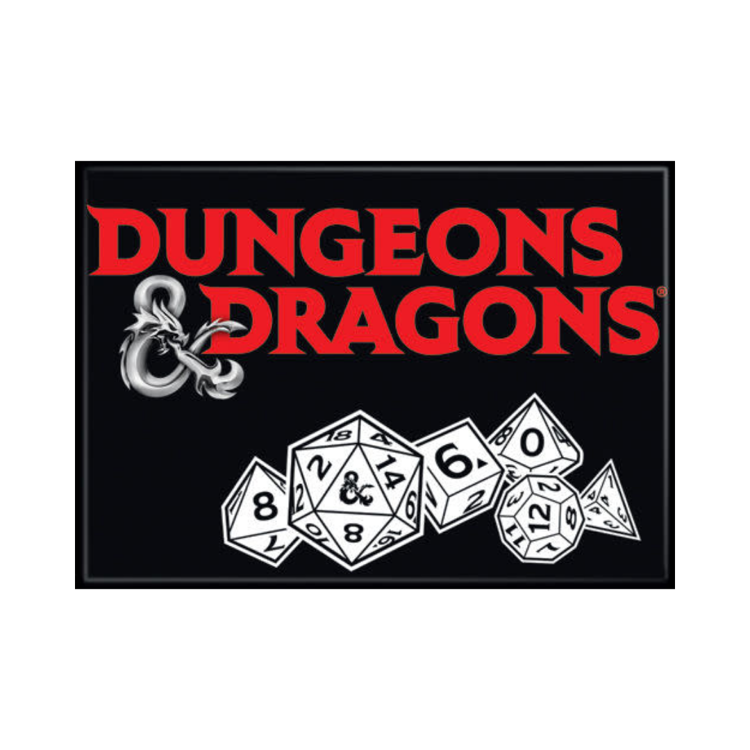 Dungeons And Dragons Logo And Dice Family Fun Hobbies