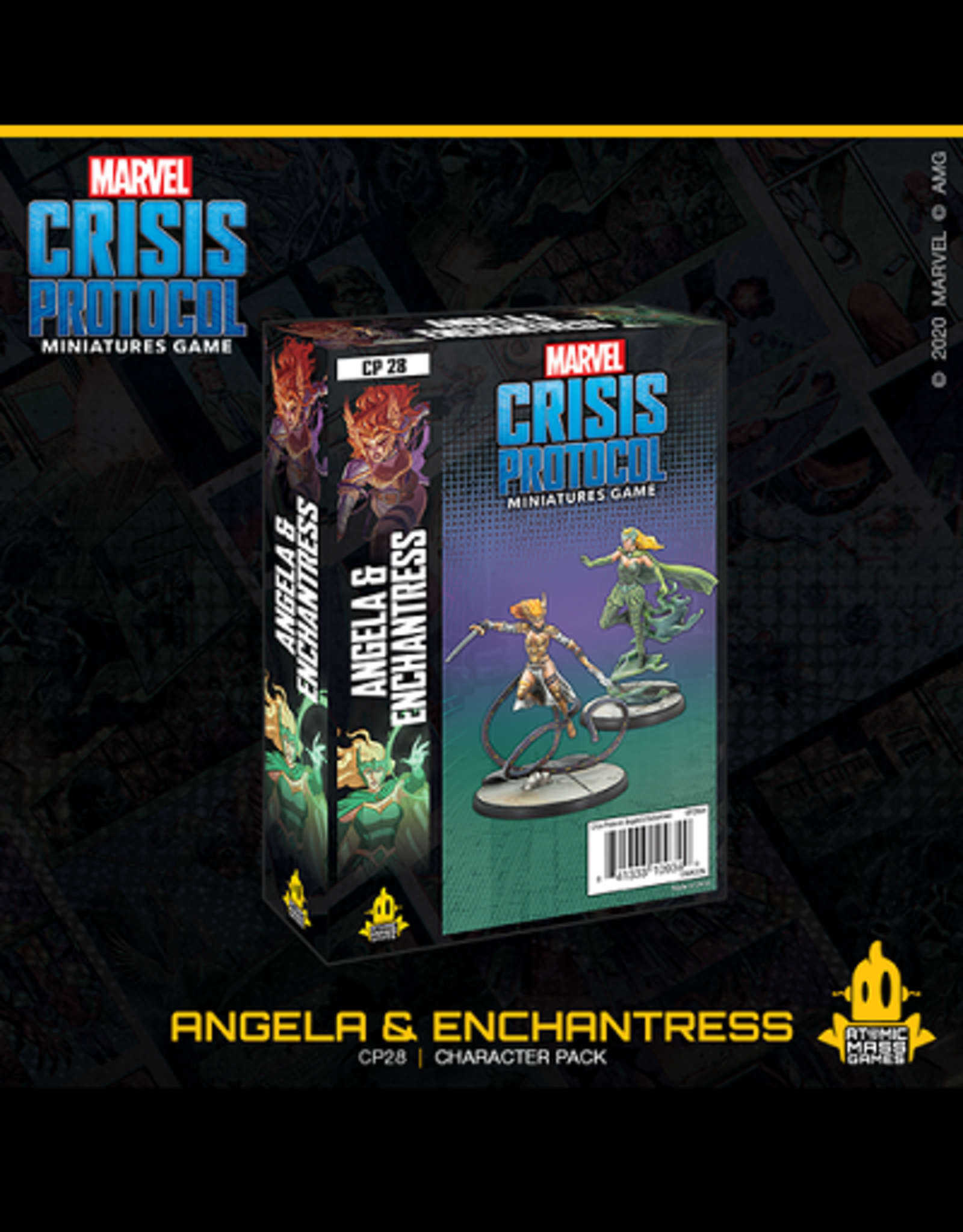 Atomic Mass Games Marvel Crisis Protocol: Angela and Enchantress