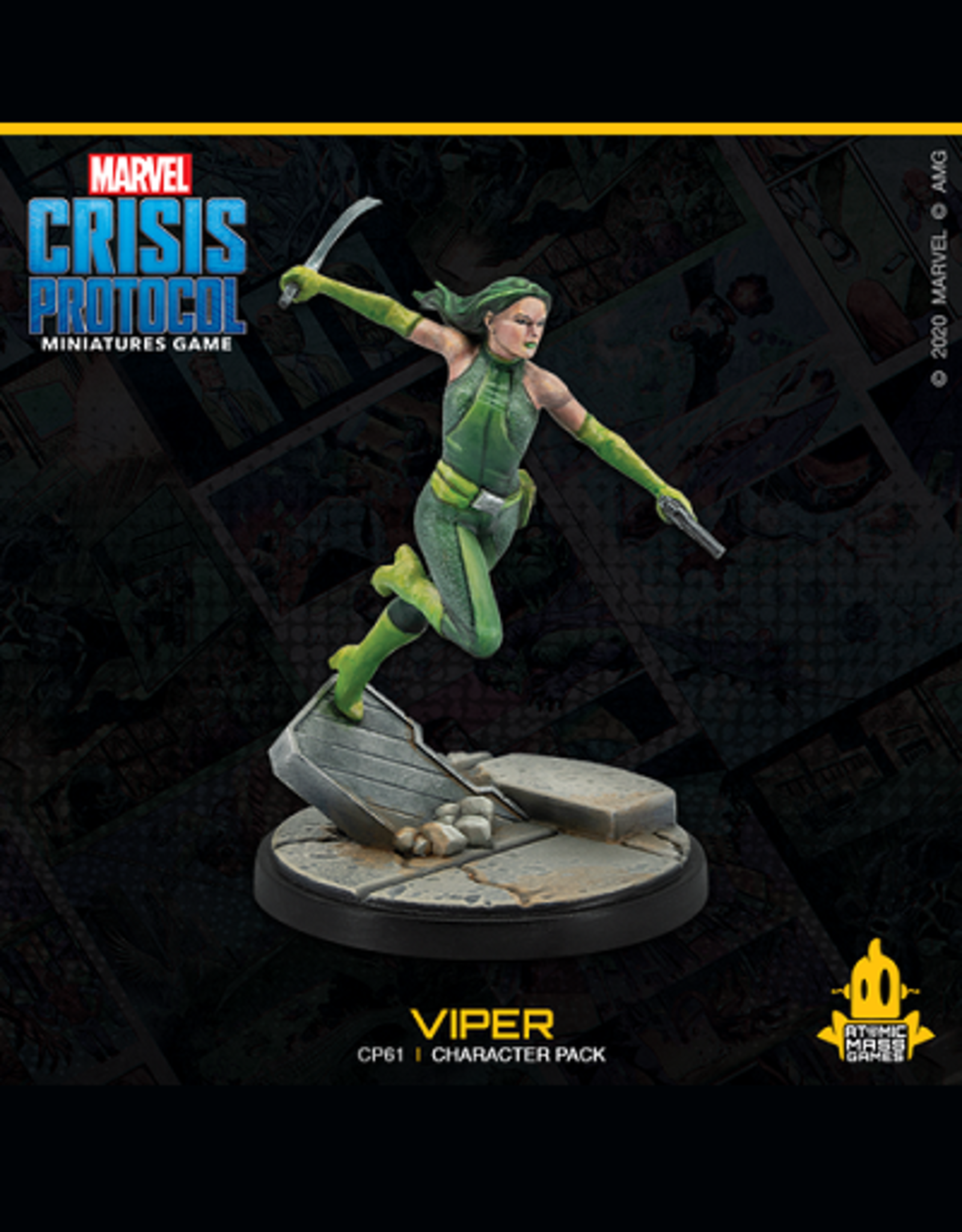 Atomic Mass Games Marvel Crisis Protocol: Sin & Viper