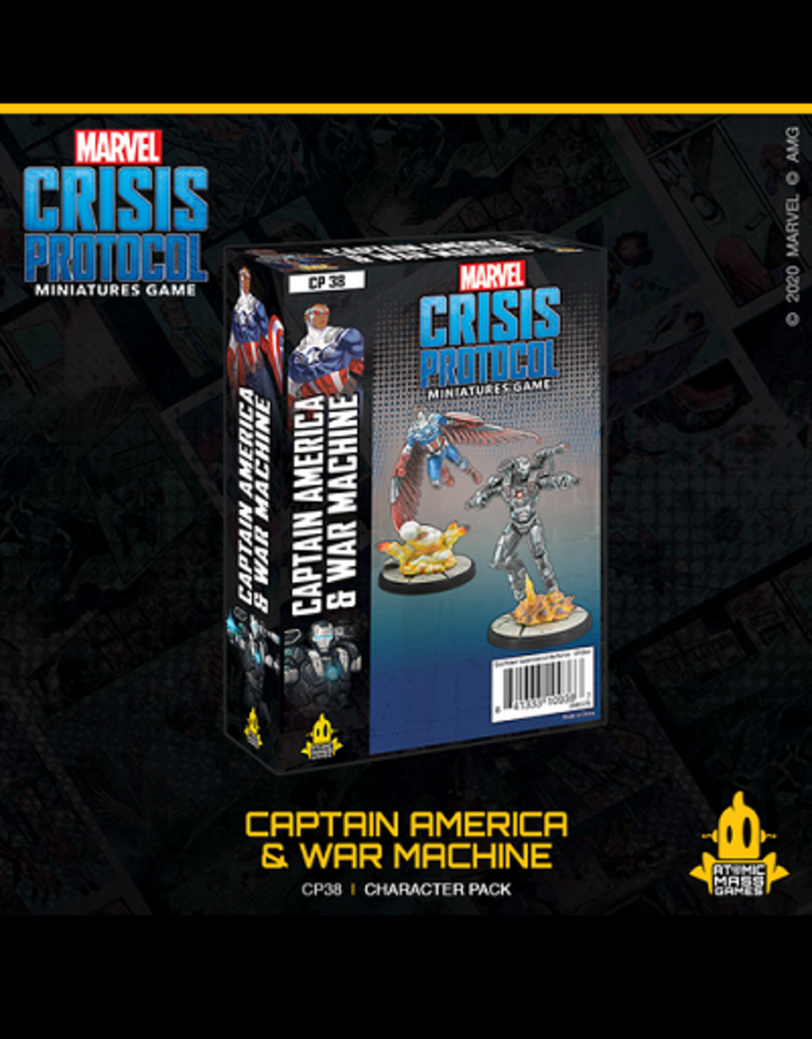 Atomic Mass Games Marvel Crisis Protocol: Captain America & War Machine