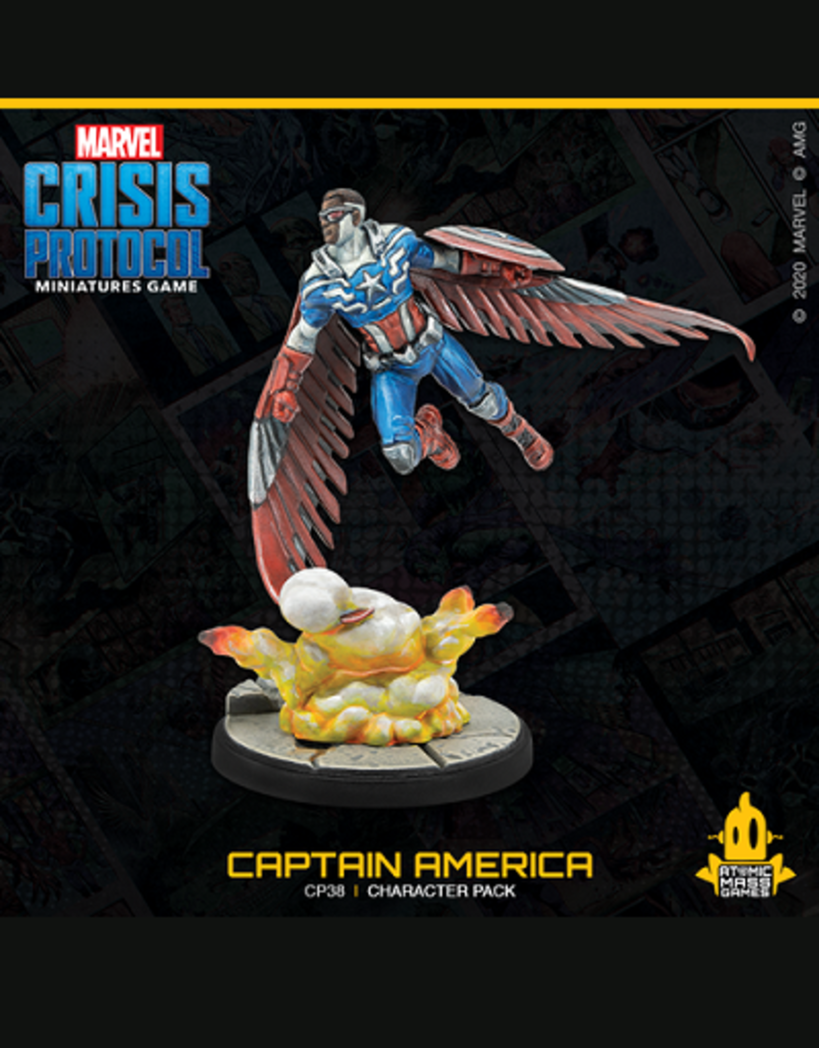 Atomic Mass Games Marvel Crisis Protocol: Captain America & War Machine