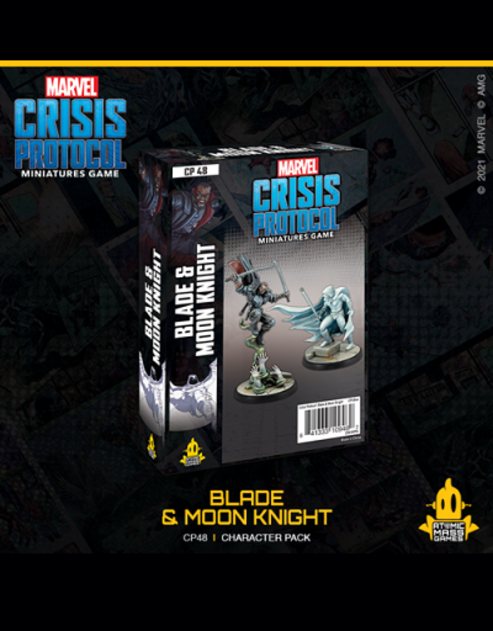 Atomic Mass Games Marvel Crisis Protocol: Blade and Moon Knight