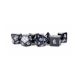 Polyhedral Stone Dice Set (Blue Sandstone)