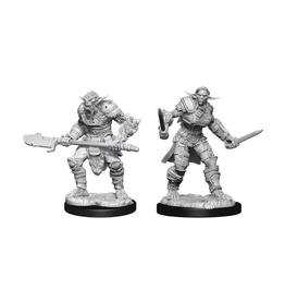 WizKids Bugbear Barbarian Male & Bugbear Rogue Female