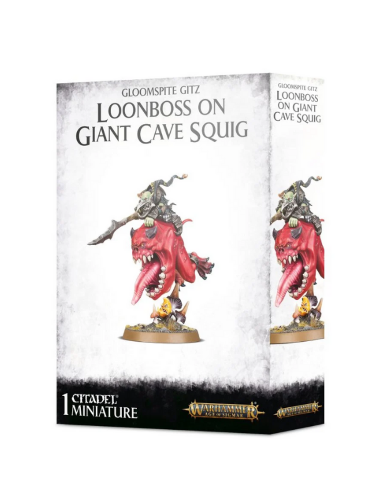 Games Workshop Gloomspite Gitz: Loonboss on Giant Cave Squig