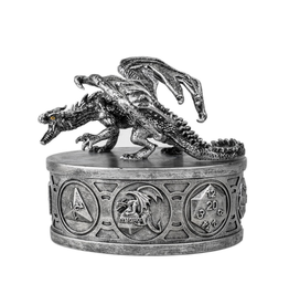 Hymgho Dragon Guardian Dice Box (Silver)