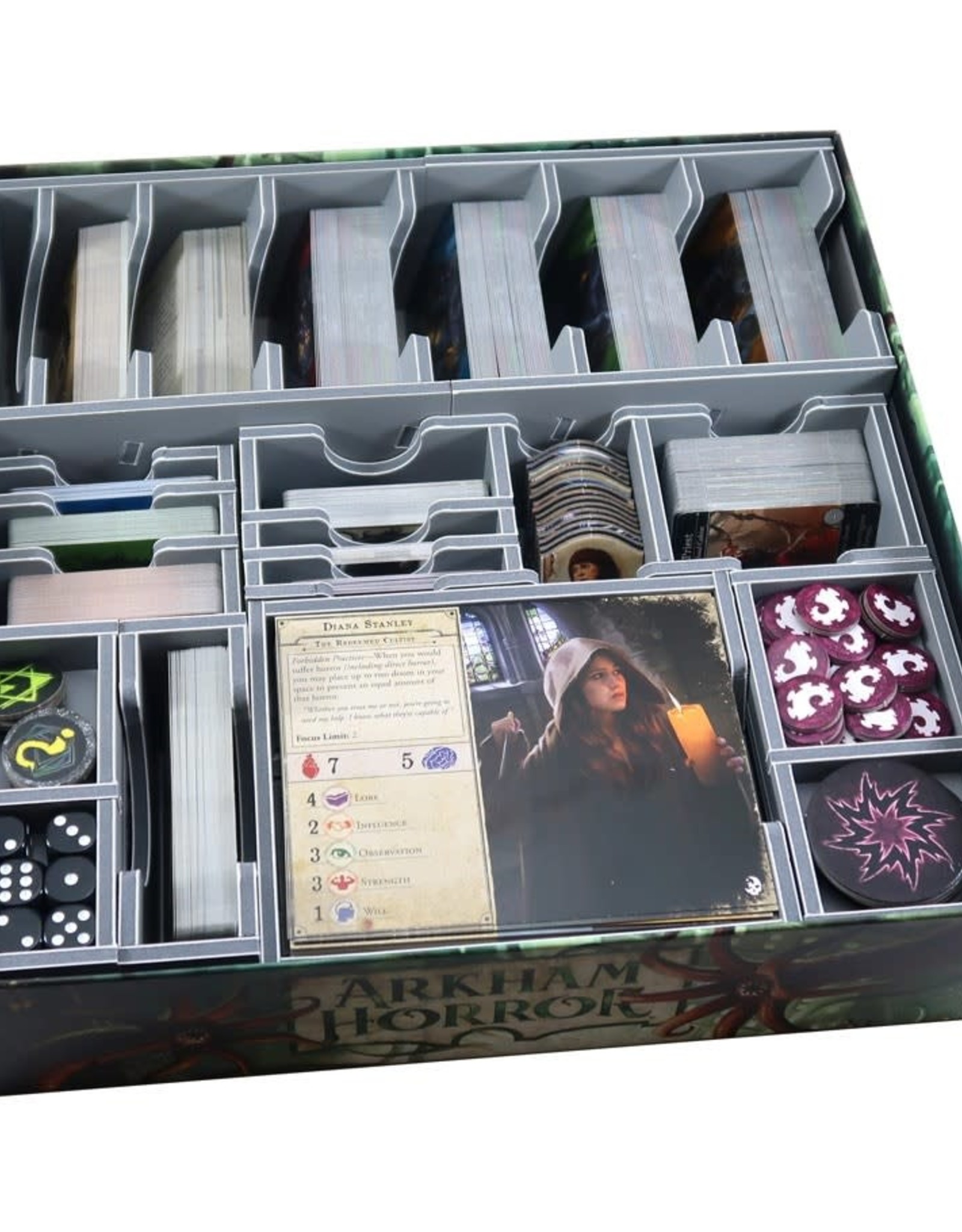 Folded Space Box Insert: Arkham Horror 3rd Edition & Expansion