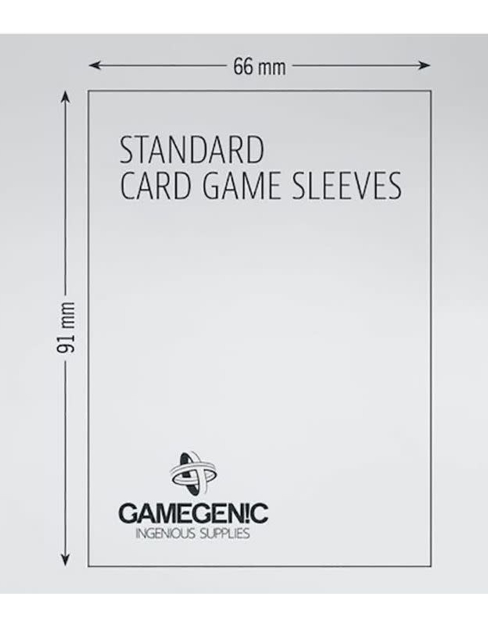 Gamegenic Sleeves - Prime Standard Card Game (66mm x 91mm, 50ct)