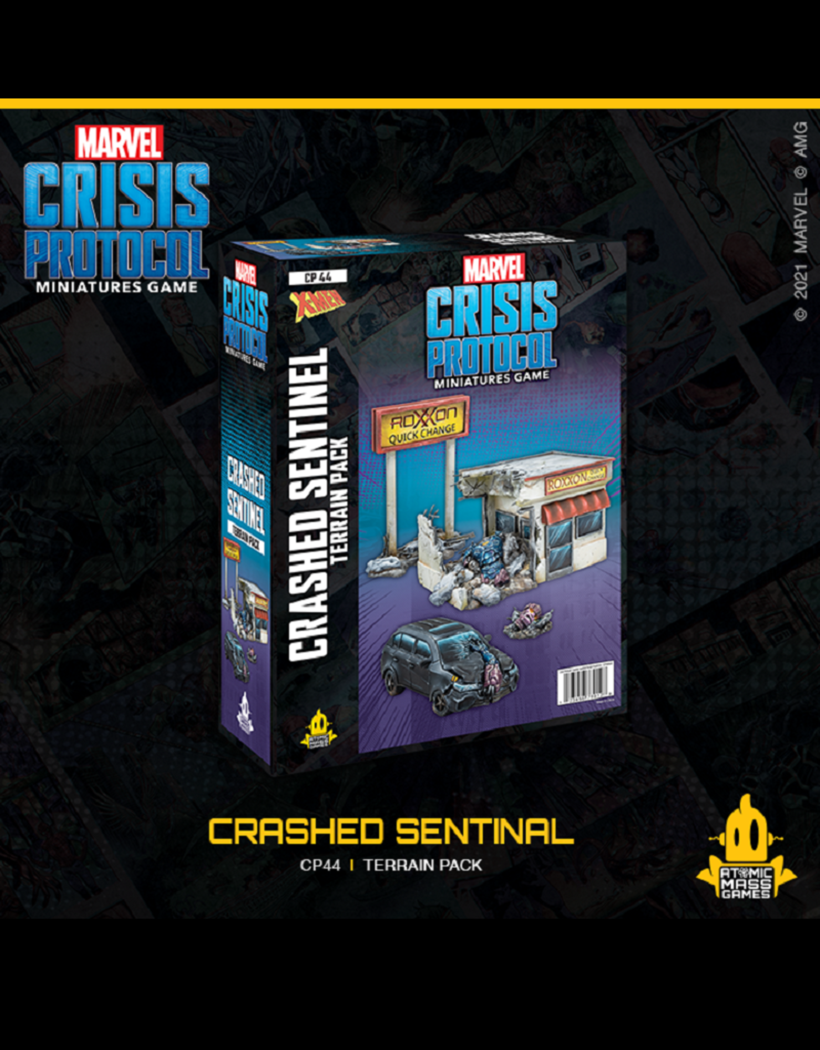 Atomic Mass Games Marvel Crisis Protocol: Terrain Pack - Crashed Sentinel