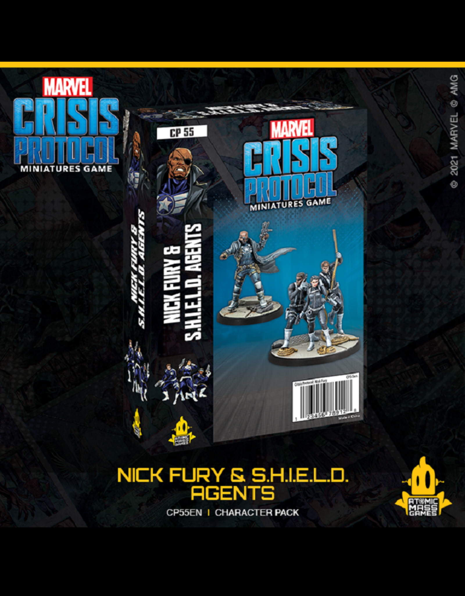Atomic Mass Games Marvel Crisis Protocol: Nick Fury & S.H.I.E.L.D. Agents