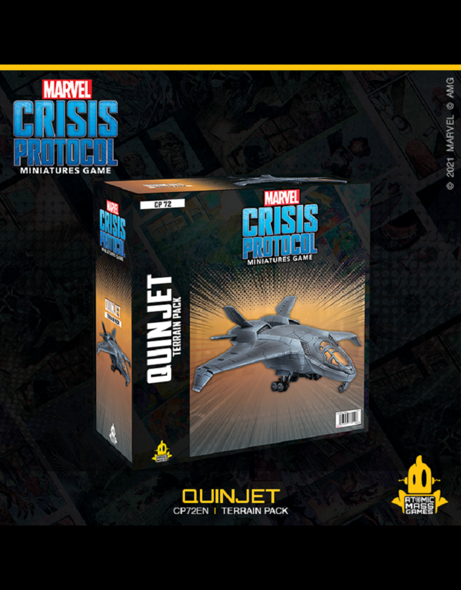 Atomic Mass Games Marvel Crisis Protocol: Terrain Pack - Quinjet