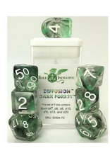 Role 4 Initiative Polyhedral Dice Set: Diffusion - Dark Forest