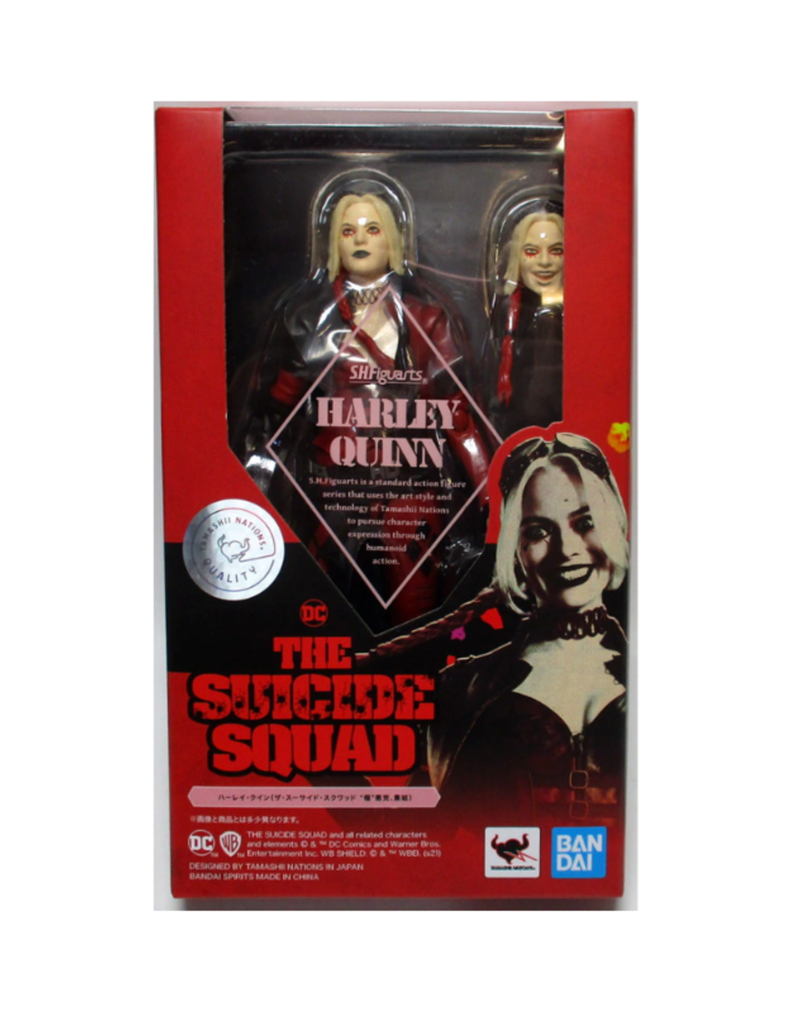 Harley Quinn Action Figure Shfiguarts Model Collectible 3 Heads Dc