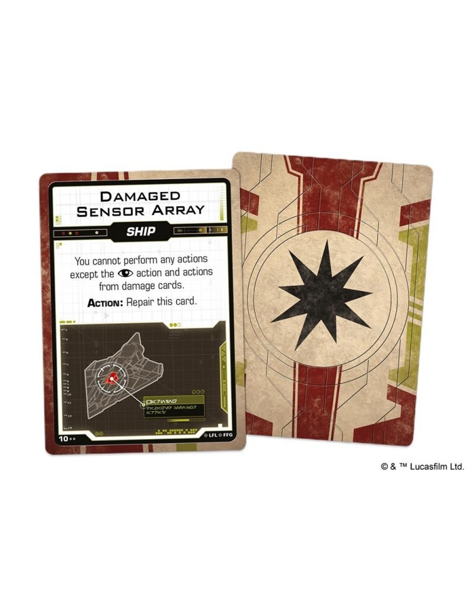 Atomic Mass Games Star Wars X-Wing: Galactic Republic Damage Deck - 2nd Edition