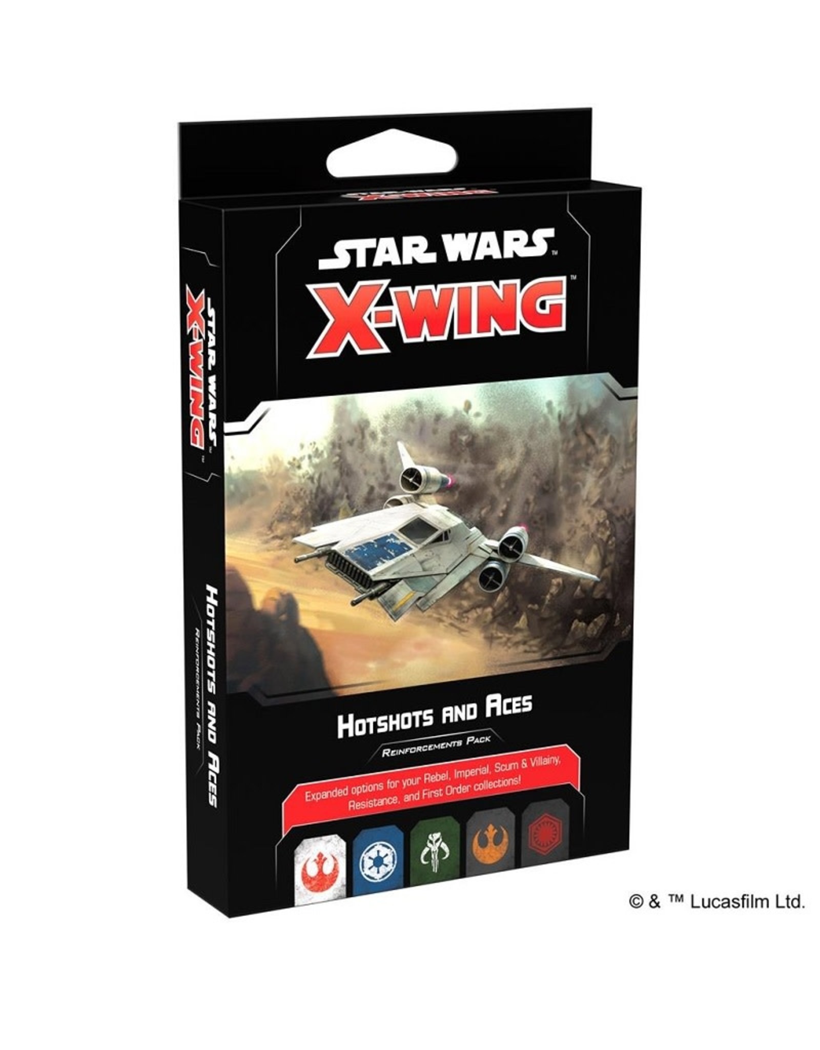 Atomic Mass Games Star Wars X-Wing: Hotshots and Aces Reinforcement Pack - 2nd Edition