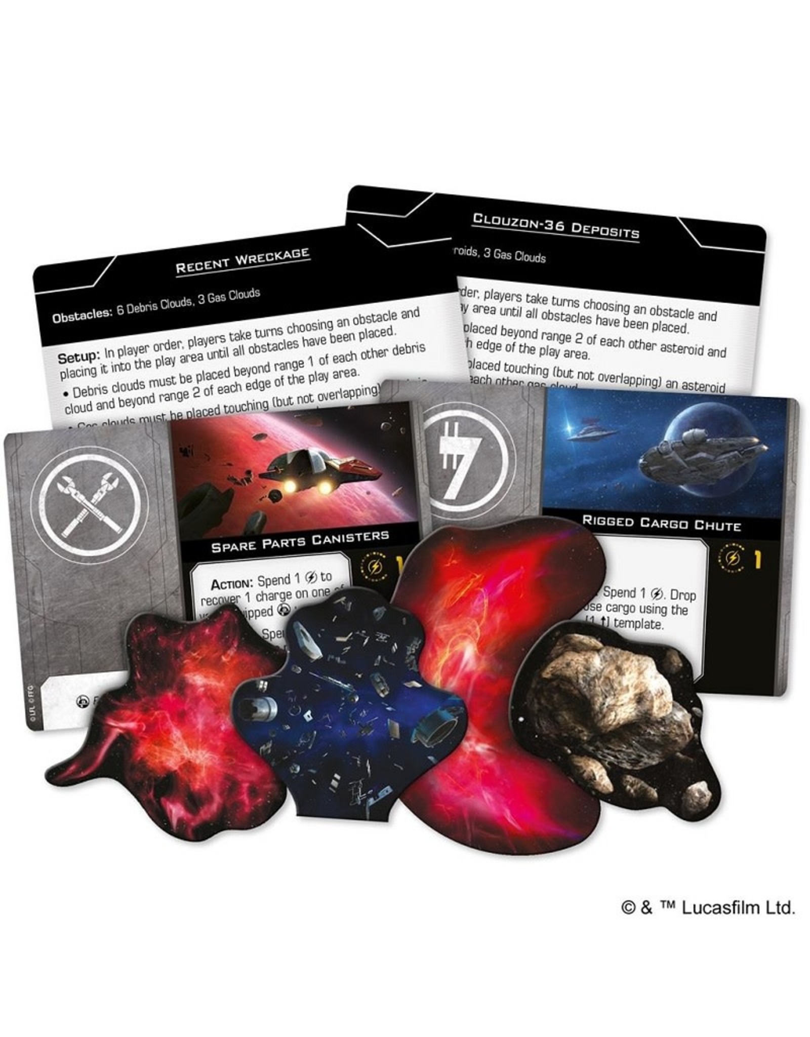 Atomic Mass Games Star Wars X-Wing: Never Tell Me The Odds Obstacles Pack - 2nd Edition