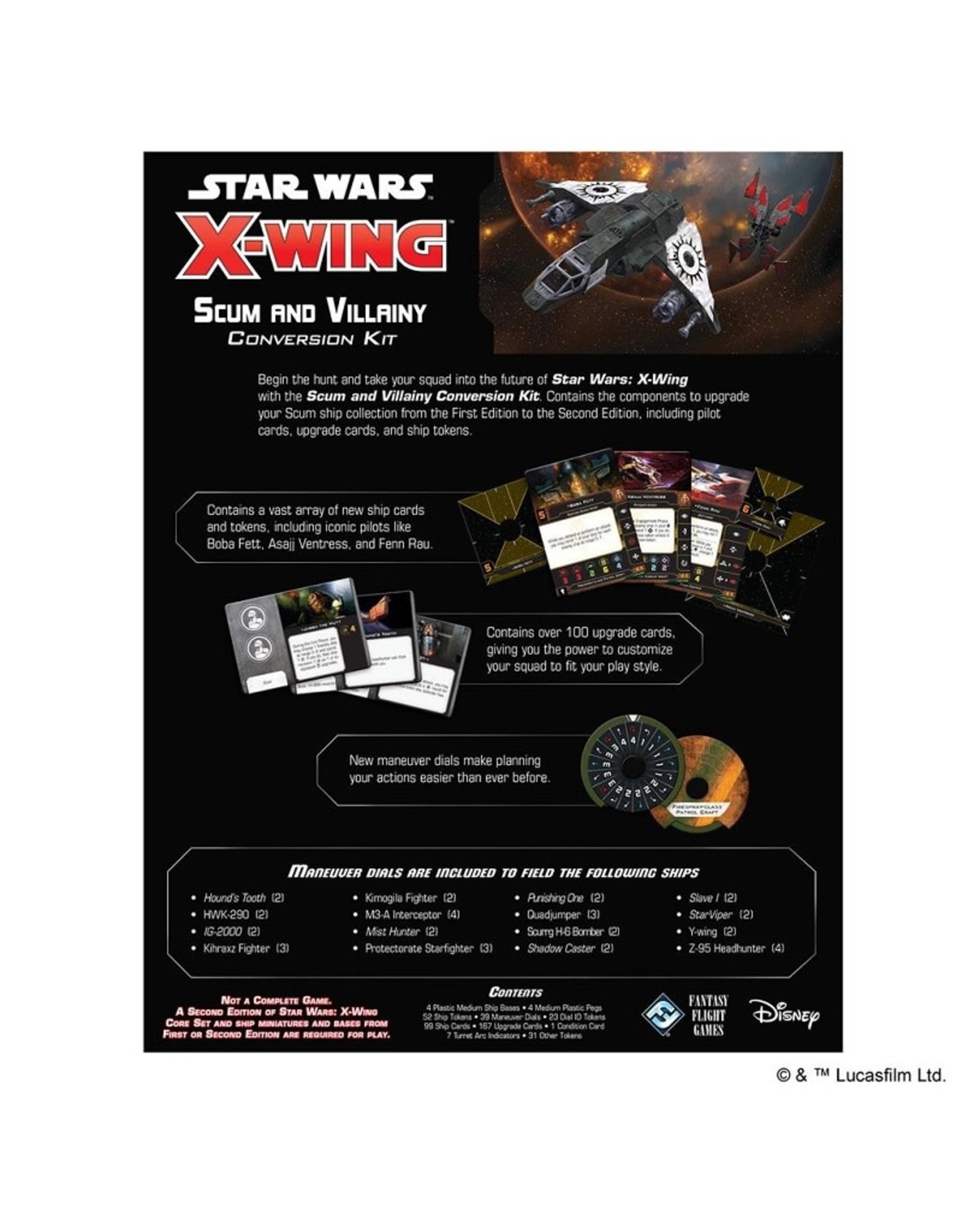 Atomic Mass Games Star Wars X-Wing: Scum and Villainy Conversion Kit - 2nd Edition