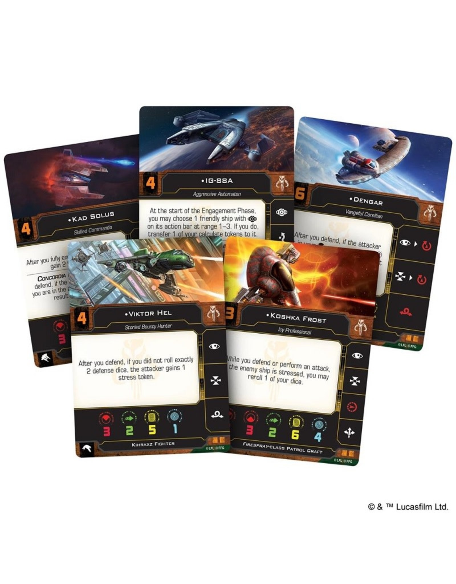 Atomic Mass Games Star Wars X-Wing: Scum and Villainy Conversion Kit - 2nd Edition