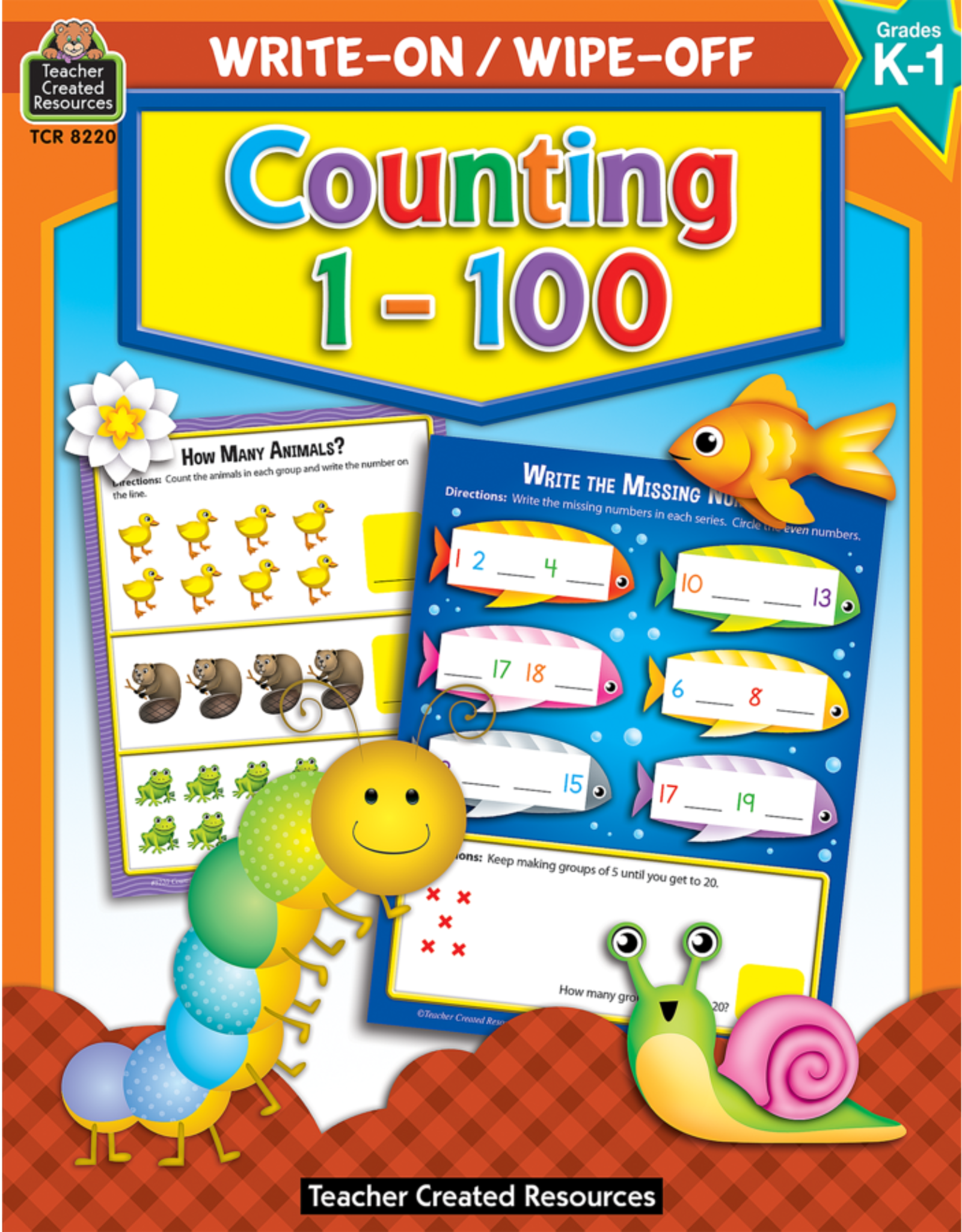 Teacher Created Resources Counting 1-100 Write-On/Wipe-Off Book