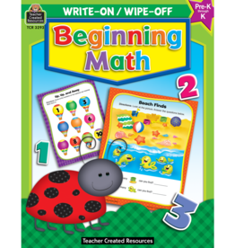 Teacher Created Resources Beginning Math Write-On Wipe-Off Book