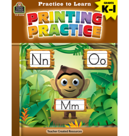 Teacher Created Resources Practice to Learn: Printing Practice Grades K-1