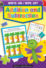 Teacher Created Resources Addition and Subtraction Write-On Wipe-Off Book