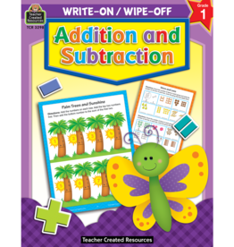 Teacher Created Resources Addition and Subtraction Write-On Wipe-Off Book