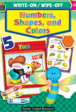 Teacher Created Resources Numbers, Shapes and Colors Write-On Wipe-Off Book