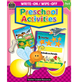 Teacher Created Resources Preschool Activities Write-On Wipe-Off Book