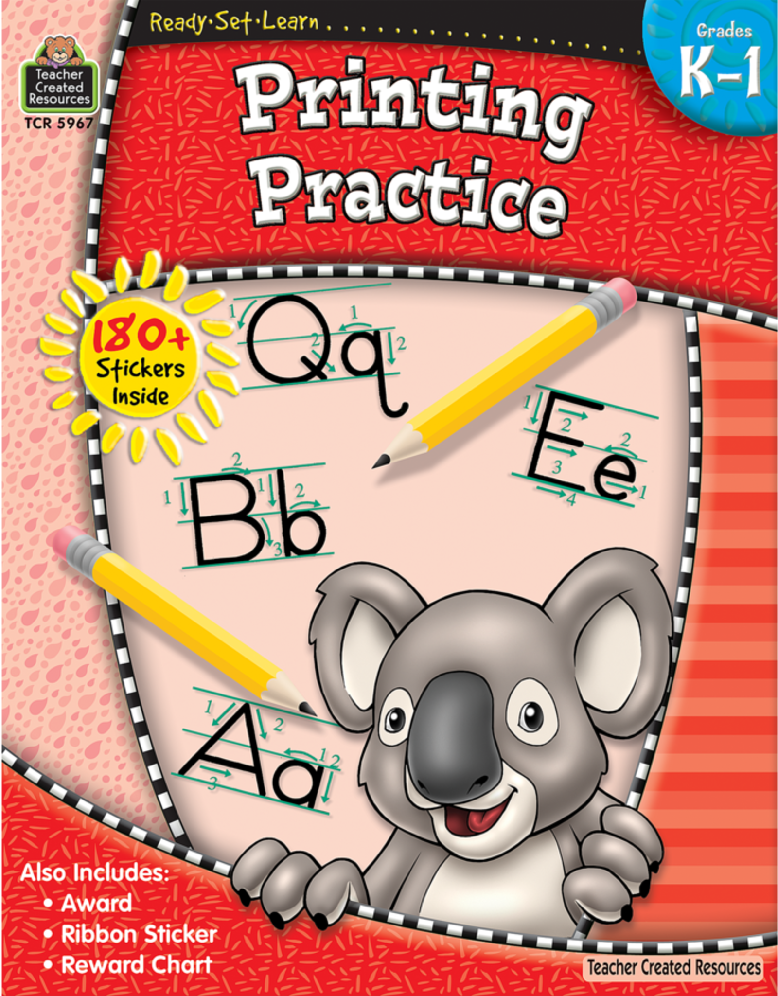 Teacher Created Resources Ready-Set-Learn: Printing Practice Grade K-1