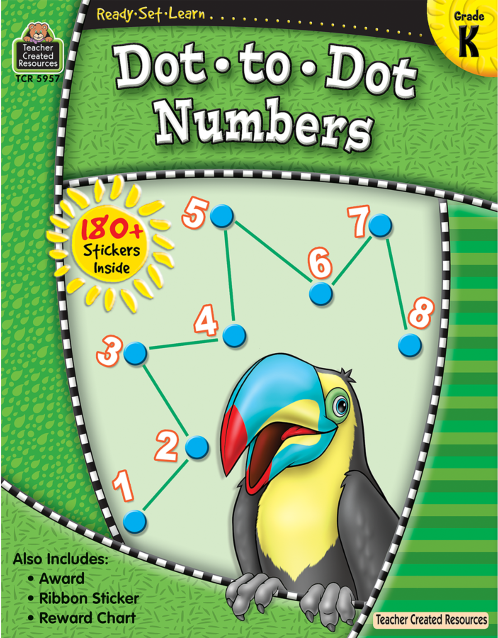 Teacher Created Resources Ready-Set-Learn: Dot-to-Dot Numbers Grade K