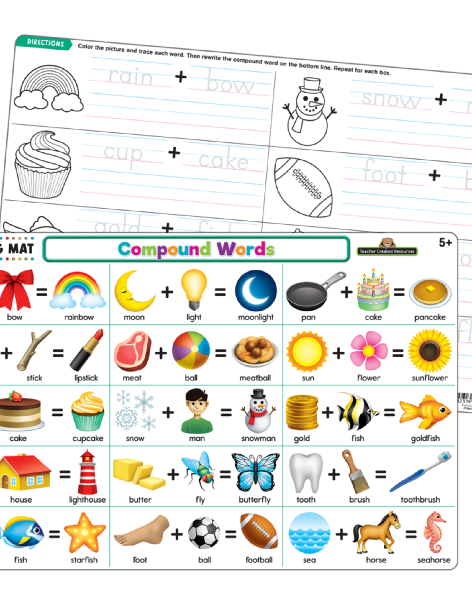Teacher Created Resources Compound Words Learning Mat
