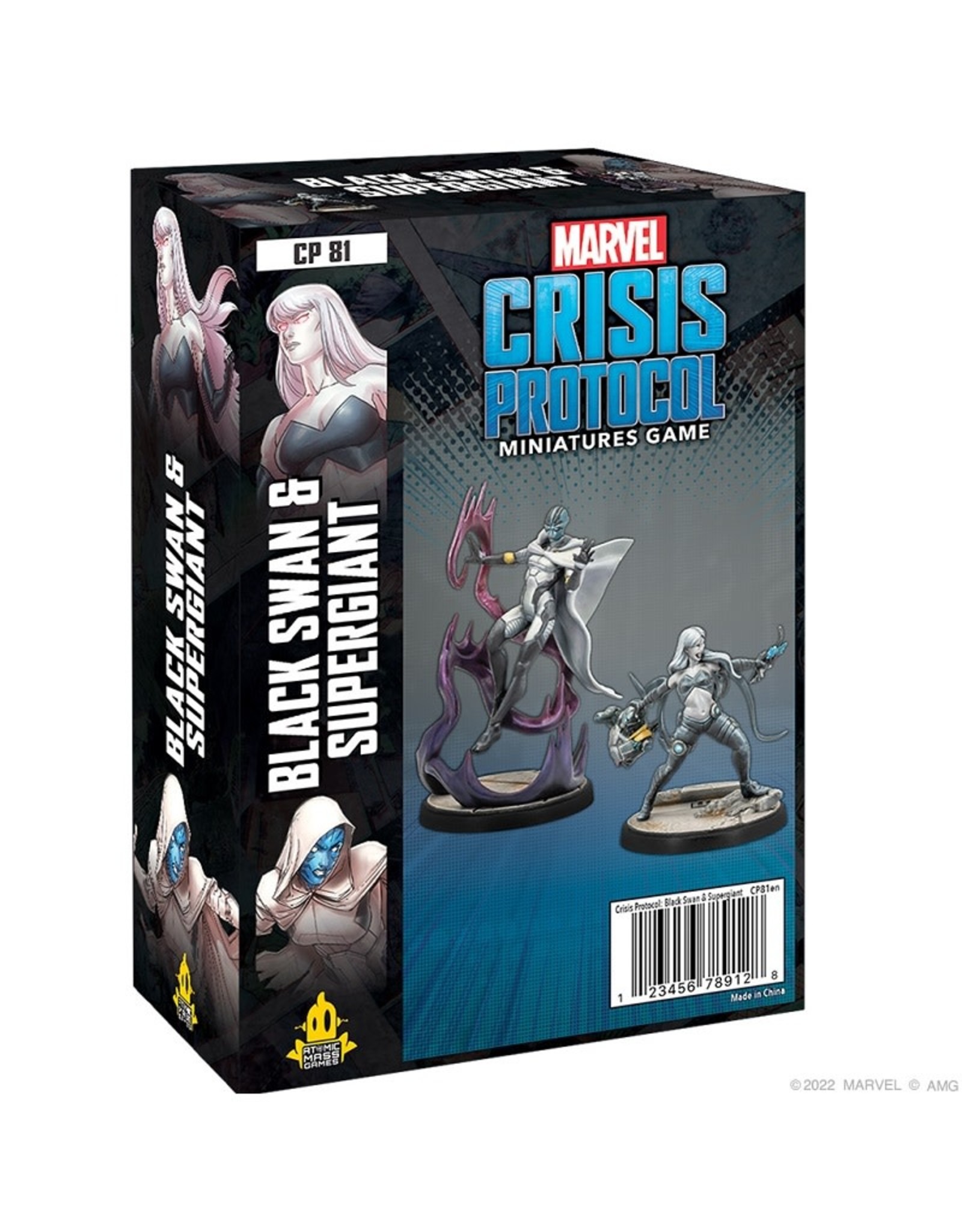 Atomic Mass Games Marvel Crisis Protocol: Black Swan and Supergiant