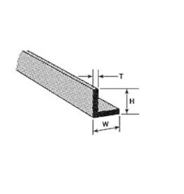 ABS Angle (1/4", 4 pieces)