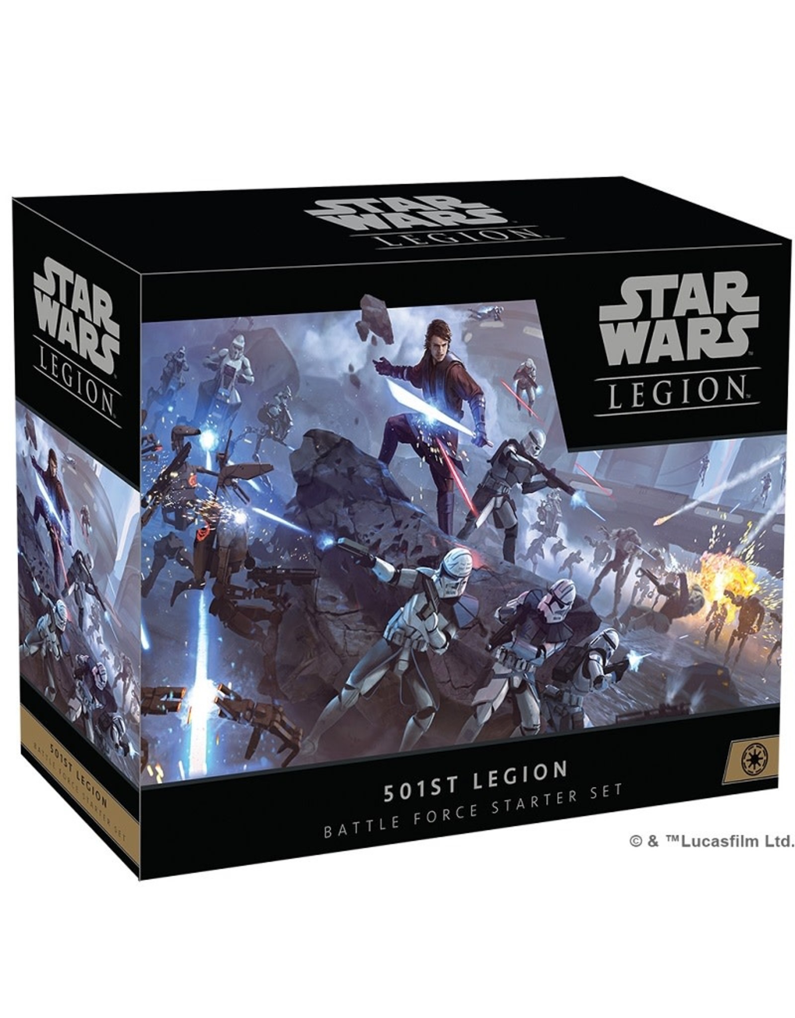 Atomic Mass Games Star Wars Legion: Battle Force Starter Set - 501st Legion