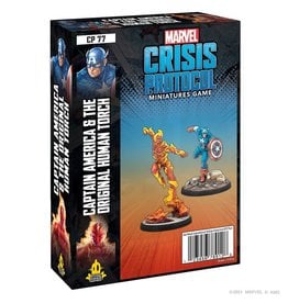 Atomic Mass Games Marvel Crisis Protocol (Captain America & The Original Human Torch)